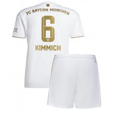 Bayern Munich Joshua Kimmich #6 Bortaställ Barn 2022-23 Korta ärmar (+ Korta byxor)